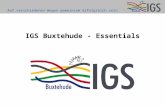 IGS Buxtehude - Essentials Auf verschiedenen Wegen gemeinsam erfolgreich sein.