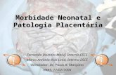 Morbidade Neonatal e Patologia Placentária Fernando Bisinoto Maluf, Interno-ESCS Marco Antônio Rios Lima, Interno-ESCS Orientador: Dr. Paulo R. Margotto.