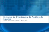 Sistema de Otimização da Análise de Laudos André, Denyson, Gabriel e Welington