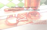Embutidos e enlatados: microscopia e industrialização Trabalho realizado pelas alunas Bruna Letícia Martins e Marina de Farias Silva Lorenzetti à disciplina.