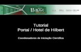 Tutorial Portal / Hotel de Hilbert Coordenadores de Iniciação Científica.
