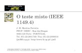 LEONARDO INSIGHT II / TAP-MM ASTEP - O teste misto (IEEE 1149.4) © J. M. Martins Ferreira - Universidade do Porto (FEUP / DEEC)1 O teste misto (IEEE 1149.4)