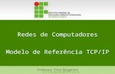 Redes de Computadores Modelo de Referência TCP/IP erick.bergamini@ifrn.edu.br.