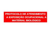 PROTOCOLO DE ATENDIMENTO A EXPOSIÇÃO OCUPACIONAL A MATERIAL BIOLÓGICO.
