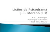 FTC – Psicologia Psicologia os Grupos Prof. Elma Moura.