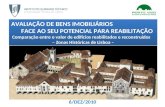 AVALIAÇÃO DE BENS IMOBILIÁRIOS FACE AO SEU POTENCIAL PARA REABILITAÇÃO Comparação entre o valor de edifícios reabilitados e reconstruídos – Zonas Históricas.
