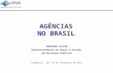 1 AGÊNCIAS NO BRASIL Itumbiara – GO, 17 de fevereiro de 2011 RODRIGO FLECHA Superintendente de Apoio à Gestão de Recursos Hídricos.