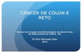 CÂNCER DE CÓLON E RETO Serviço de Cirurgia Geral/Oncológica da Santa Casa de Misericórdia de Vitória - ES Dr Eron Machado Cobe 2015.