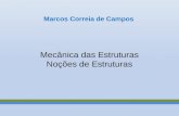 Mecânica das Estruturas Noções de Estruturas Marcos Correia de Campos.