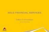 SDLG FINANCIAL SERVICES Sales Convention 26 & 27 Abril 2011.
