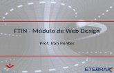 FTIN - Módulo de Web Design Prof. Iran Pontes. PHOTOSHOP PARA WEB FTIN – FORMAÇÃO TÉCNICA EM INFORMÁTICA.