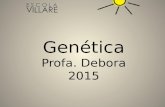 Genética Profa. Debora 2015. Aquecendo.... .