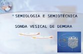 SEMIOLOGIA E SEMIOTÉCNICA SEMIOLOGIA E SEMIOTÉCNICA SONDA VESICAL DE DEMORA.