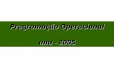Programação Operacional ano - 2005. Direcionalidade do Programa de Reforma Agrária Política de Governo II Plano Nacional de Reforma Agrária Assentamento.