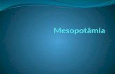 Crescente fértil Introdução A palavra mesopotâmia tem origem grega e significa "terra entre rios". Essa região localiza-se entre os rios Tigre e Eufrates.