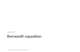Bernoulli equation Lecture 8 Mecânica de Fluidos Ambiental 2015/2016.