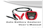 12V Battery Tester BA101 User Manual