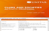 Club and Society Proposal Template