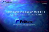 Drop Cable Installation for FTTH