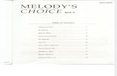 Melody's Choice - Book 3 - Intermediate