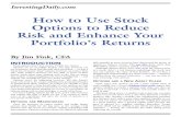 How to Use Stock Options to Reduce Risk