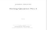 DIllon - String Quartet No. 4