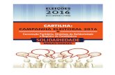 Cartilha - Solidariedade Minas Gerais - Convenções Partidárias - 2016