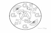 Mandalas  para niños - Alfabeto