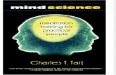Charles T.tart - Mind Science - Meditation Trainig