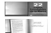 Veintidos Leyes Inmutables de La Marca Book