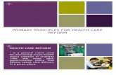 Primary Principles for Health Care Reform-final