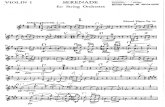 Serenade for Strings Elgar Violin I