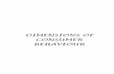Dimensions of Consumer Behaviour