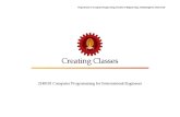 11 Creating Classes