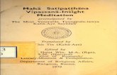 250. Maha Satipatthana Vipassana Insight Meditation