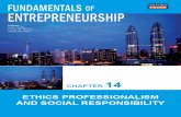 Chapter 14 Ethics Professionalism and Social Responsibility