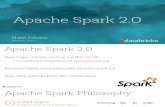 Apache Spark 2.0
