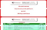 Business Communication and Etiquette PyicnPooZd