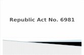 Republic Act No 6981 Witness Protection