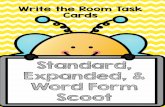 Bee- Standard, Expanded, Word Form