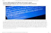 Cara Mengatasi Blue Screen Dan Penyebab Blue Screen Pada Windows - WinPoin