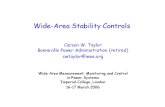 Wide-Area Stability Controls - Carson Taylor