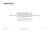Ortec MAESTRO Software Manual
