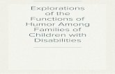 Explorations of the Functions of Humor Among Families of Children with Disabilities