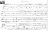 Pavane Opus 50 for Flute and Piano