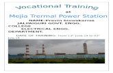 Report on Mejia Thermal Power Plant Dvc