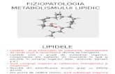 Fiziopatologia Metabolismului Lipidic i