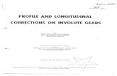 AGMA 109.16 Profile and Longitudinal Corrections on Involute Gears
