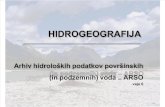 Arhiv hidroloških podatkov ARSO
