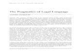 Marmor the Pragmatics of Legal Language